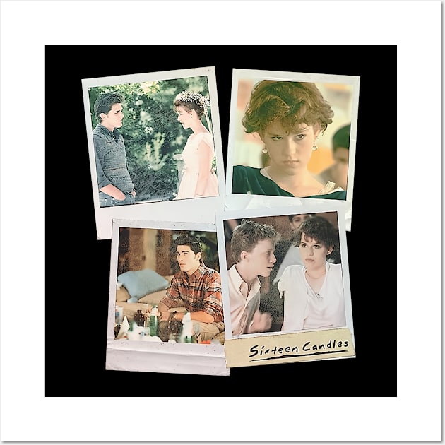 Sixteen Candles Vintage Polaroid Scenes Wall Art by chancgrantc@gmail.com